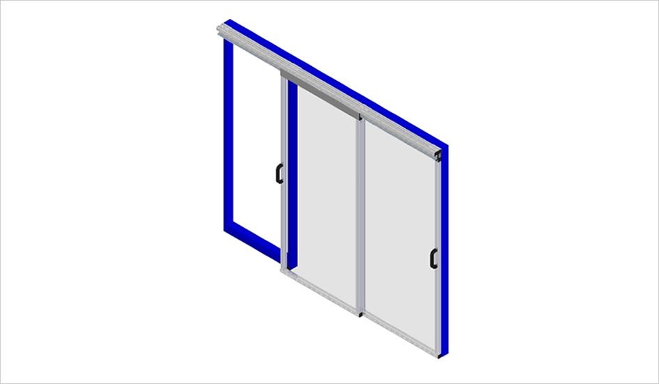 Sliding door element